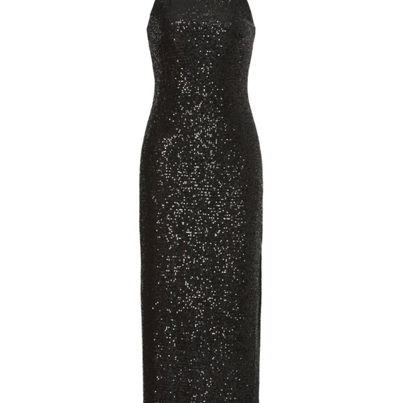 NWT Rachel Roy Sequined Cross Neck Party Cocktail MIDI Dress Size XS - Picture 3 of 11